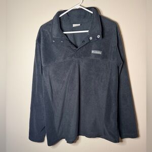 Columbia Men's Steens Mountain Half Snap II Fleece Pullover in black size XL